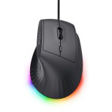 Trust GXT 145 Rexxa Ergonomic Illuminated Gaming Mouse Black 26024