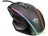 Trust GXT 165 RGB gamer egér, fekete