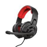 Trust GXT 411 Radius Gaming Headset fekete-piros (24076) (trust24076) - Fejhallgató