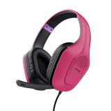 Trust GXT 415P Zirox Headset Vezetékes Fejpánt Játék Rózsaszín