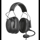 Trust GXT 444 Wayman Pro gamer headset fekete (23248) (Trust 23248) - Fejhallgató