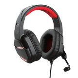 Trust GXT 448 Nixxo Illuminated Gaming Headset fekete-piros (24030) (trust24030) - Fejhallgató