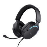 Trust GXT 490 FAYZO Headset Vezetékes Fejpánt Játék USB A típus Fekete