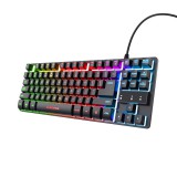 Trust GXT 833 Thado TKL Illuminated Keyboard Black HU 26063