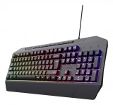 Trust GXT 836 Evocx billentyűzet Játék USB QWERTY Amerikai angol Fekete