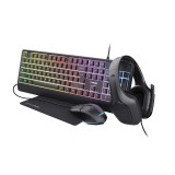 Trust GXT792 Quadrox 4in1 Gamer bundle Black HU 25257