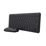 Trust Lyra Multi Device Wireless Keyboard & Mouse Black US 24843