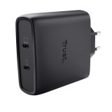 Trust Maxo 100W 2-Port USB-C GaN Charger Black 25527