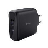 Trust Maxo Dual 65W USB-C Charger Black  25380