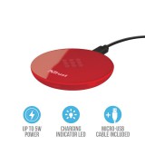 Trust Primo Wireless Charger for Smartphones Red 22818