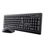 Trust Primo Wireless Keyboard Combo Black US 25347