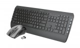 Trust Tecla-2 Wireless Keyboard + Mouse Black HU 24382