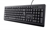 Trust TK-150 Silent Keyboard Black US  23980