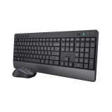 Trust Trezo Comfort Wireless Keyboard & Mouse Set Black HU 24919