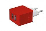 Trust Urban 5W Wall Charger with 2 USB ports Red 20149