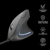 TRUST Vezetékes Függőleges ergonomikus egér 22885, Verto Ergonomic Mouse (22885)