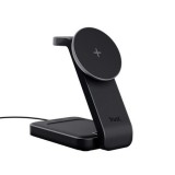 Trust Viro 3-in-1 Wireless Magnetic Charge Stand Black 25464