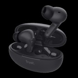 Trust Yavi True Wireless Stereo (TWS) USB C Bluetooth Fekete headset