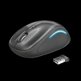 Trust Yvi FX cordless optikai egér (USB, fekete)