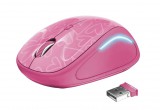 Trust Yvi FX Wireless Mouse Pink 22336