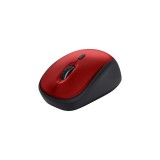 TRUST YVI+ WIRELESS MOUSE ECO RED