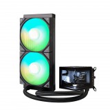 TRYX PANORAMA ARGB 240 Black univerzális vízhűtés fekete (L-P240A-AS2M-G0K) (L-P240A-AS2M-G0K)