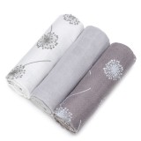 TTOMI T-TOMI Pleny bambusové BIO 70x70 cm, 3 ks, dandelions