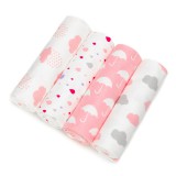 TTOMI T-TOMI Pleny látkové 76x76 cm, 4 ks, rain