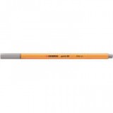 Tűfilc, 0,4 mm, STABILO "Point 88", közép jégszürke