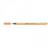 Tűfilc, 0,4 mm, STABILO "Point 88", neon narancssárga