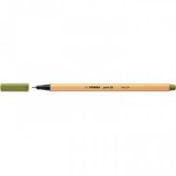 Tűfilc, 0,4 mm, STABILO "Point 88", sárzöld