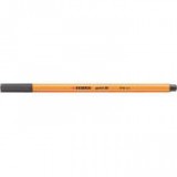 Tűfilc, 0,4 mm, STABILO "Point 88", sötét jégszürke