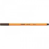 Tűfilc, 0,4 mm, STABILO "Point 88", umbrabarna