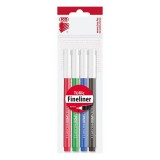 Tûfilc ICO TintenPen átlátszó kupakkal 0,5mm 4 darabos