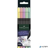 Tűfilc készlet, 0,4 mm, FABER-CASTELL "Grip", 5 különböző pasztell szín
