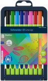 Tűfilc készlet, 0,4 mm, SCHNEIDER 'Line-Up', 8 különböző szín