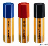 Tűfilc készlet, 0,4 mm, STABILO 'Point 88 Big Point Box', 20 különböző szín