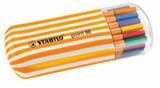 Tűfilc készlet, 0,4 mm, STABILO Point 88 Zebrui, 20 különböző szín (TST882002)