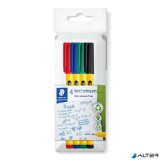 Tűfilc készlet, 0,6 mm, STAEDTLER "Noris® 307", 4 különböző szín