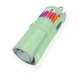 Tűfilc készlet feltekerhető tolltartóban, 0,3 mm, STAEDTLER "Triplus® 334", 20 különböző szín [20 db]