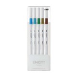 Tûfilc UNI EMOTT 5 darabos 0,4mm (égkék, türkiz, pálmazöld, sötétsárga, barna)