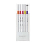 Tûfilc UNI EMOTT 5 darabos 0,4mm (narancs, cinóber, pink, citromsárga, fukszia)
