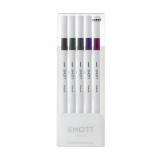 Tûfilc UNI EMOTT 5 darabos 0,4mm (sötétbarna, khaki, szürke, lila, ametiszt)