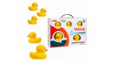 Tullo kacsás fürdőjáték szett (5 darabos) - lyuk nélküli - 0 hó+