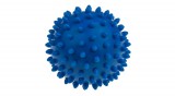 TULLO Tüskés masszírozó labda, átmérő: 9 cm, kék - (BPA- és ftalátmentes)
