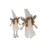 Tündér - fehér karácsonyi figura Ruhhy 22342