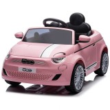 TURBO CHALLENGE FIAT 500e Elektromos Gyerekautó 7,2 V-os Lítium Akkumulátorral, Rózsaszín