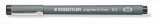 Tusfilc, 0,3 mm, STAEDTLER Pigment Liner 308, fekete (TS308039)