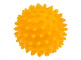 Tüskés masszírozó labda 9 cm – sárga, Tullo