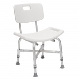 Tusoló szék háttámlával 225 kg-ig